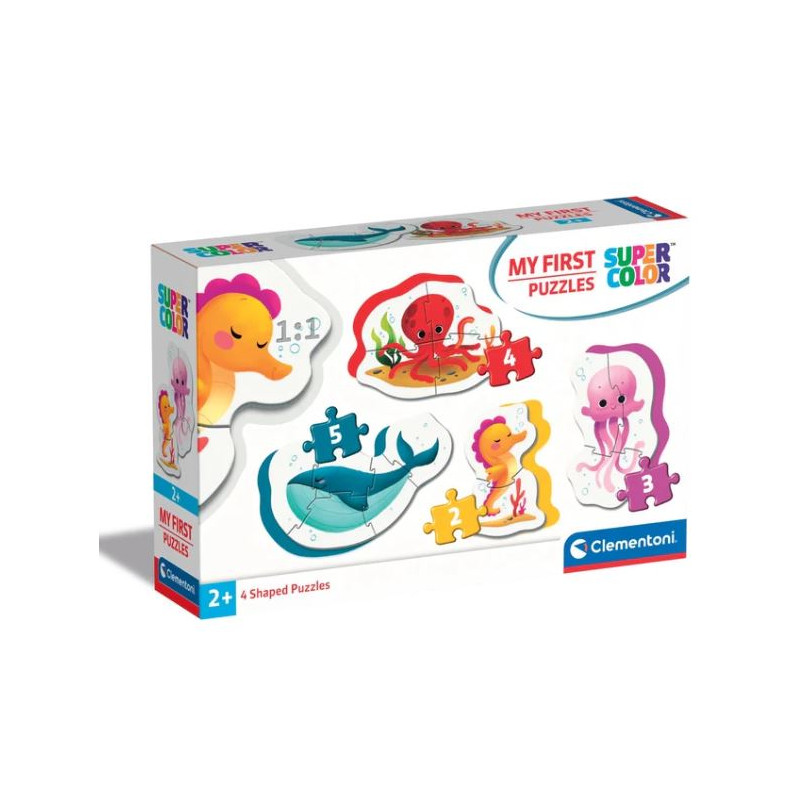 Mon premier puzzle 2 à 5 pièces vie marine