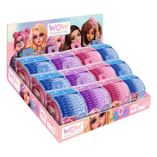 ANNEAUX DE CHEVEUX EN SPIRALE (1 seule boite)