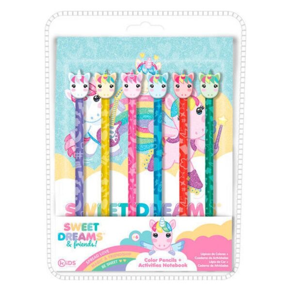 LOT DE 6 CRAYONS AVEC CARNET D'ACTIVITÉS