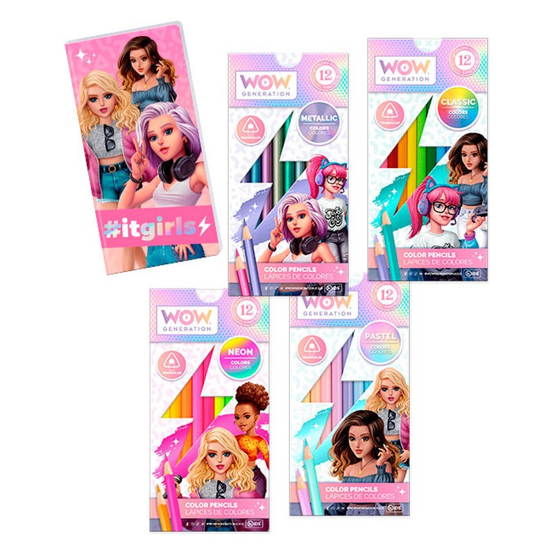 COFFRET 48 CRAYONS DE COULEUR AVEC CARNET – Image 2