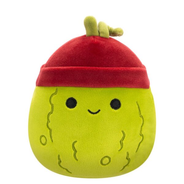 Squishmallows 5" Plush - Salim the Pickle with Red Beanie