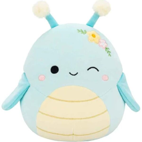 SQCR - Little Plush (7.5" Squishmallows) (Giles - Winking Blue Grasshopper W/Flowers)