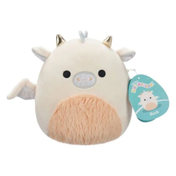 SQCR - Little Plush (7.5" Squishmallows) (Buck - Cream and Peach Dragon W/Fuzzy Belly)