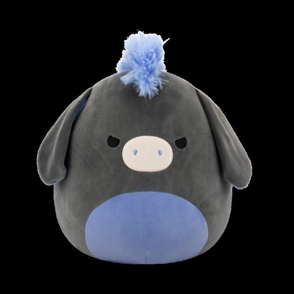 SQCR - Medium Plush (12" Squishmallows) (Don - Charcoal and Periwinkle Donkey W/Mischievous Eyes)