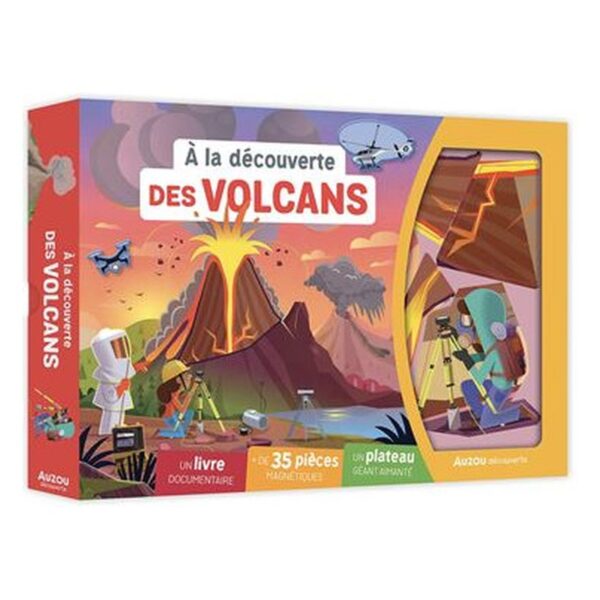 À LA DÉCOUVERTE DES VOLCANS (Coffret magnétique)