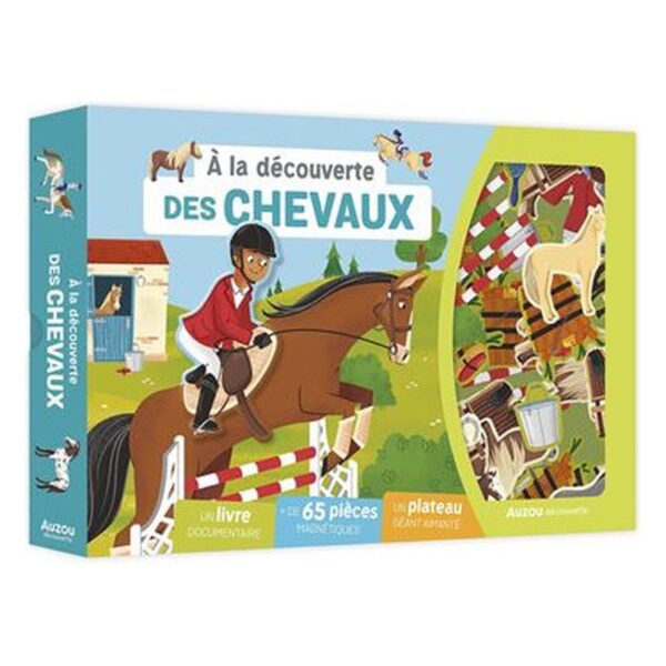 À LA DÉCOUVERTE DES CHEVAUX (Coffret magnétique)