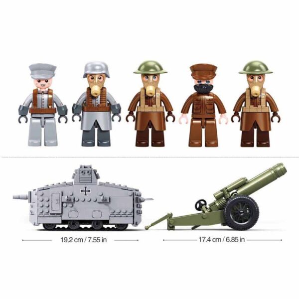 Sluban - Army Assault Tank WWI - 47Vs