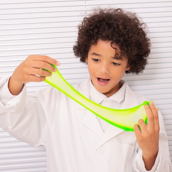 Coffret Slime Fluo Maison | Kit pour fabriquer son propre slime non-toxique | La Chimie du Slime
