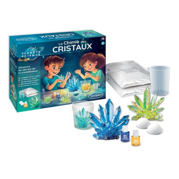 Coffret Chimie des Cristaux | Faites pousser de vrais cristaux à la maison