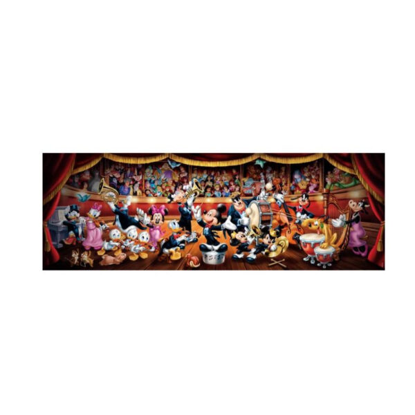 Puzzle 1000 pièces Panorama - Disney Orchestra
