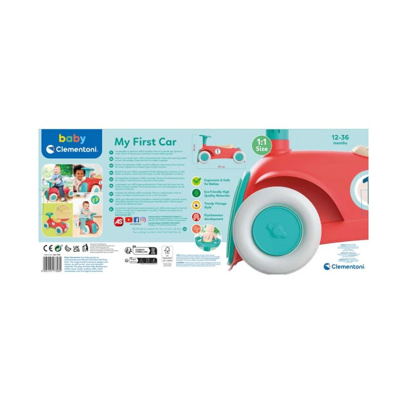 Baby Clementoni : MY FIRST CAR RIDE ON – Image 3