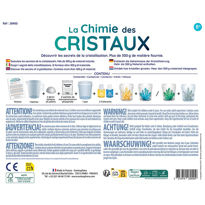 Coffret Chimie des Cristaux | Faites pousser de vrais cristaux à la maison – Image 6