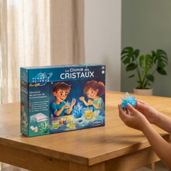 Coffret Chimie des Cristaux | Faites pousser de vrais cristaux à la maison