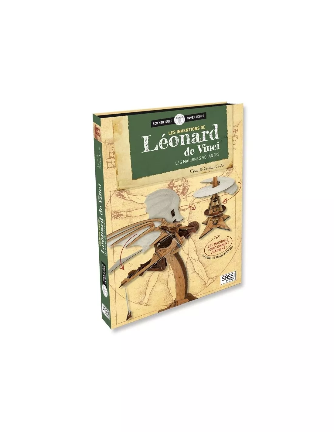 Les Machines de Léonard de Vinci – Les Machines Volantes | Maquettes 3D à Construire dès 8 ans – Sassi Junior