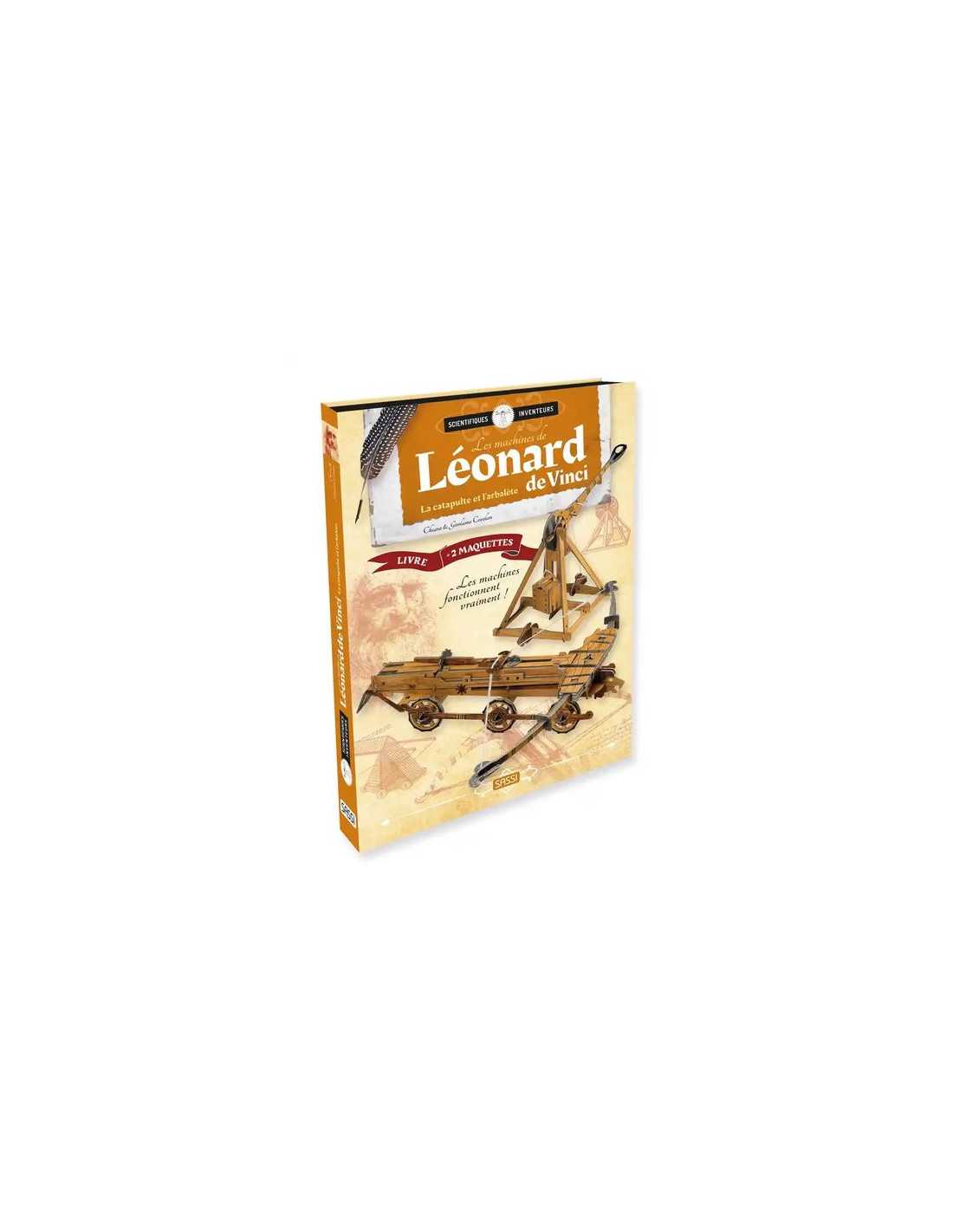 Les Machines de Léonard de Vinci – La Catapulte et l'Arbalète | Maquettes 3D à Construire dès 8 ans – Sassi Junior