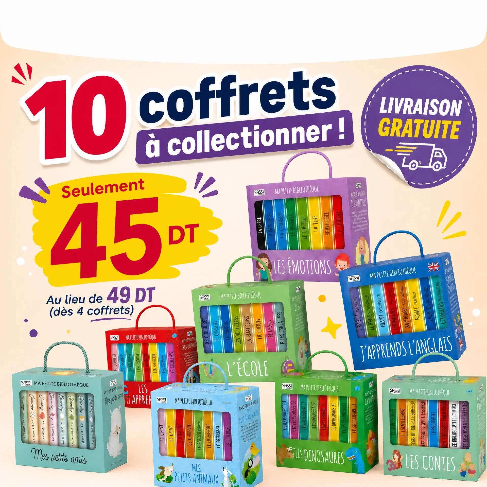 Coffret Ma Petite Bibliothèque – La Collection Complète